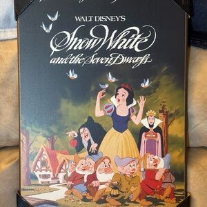 Disney Snow White and the Seven Dwarfs Colorful Wall Art